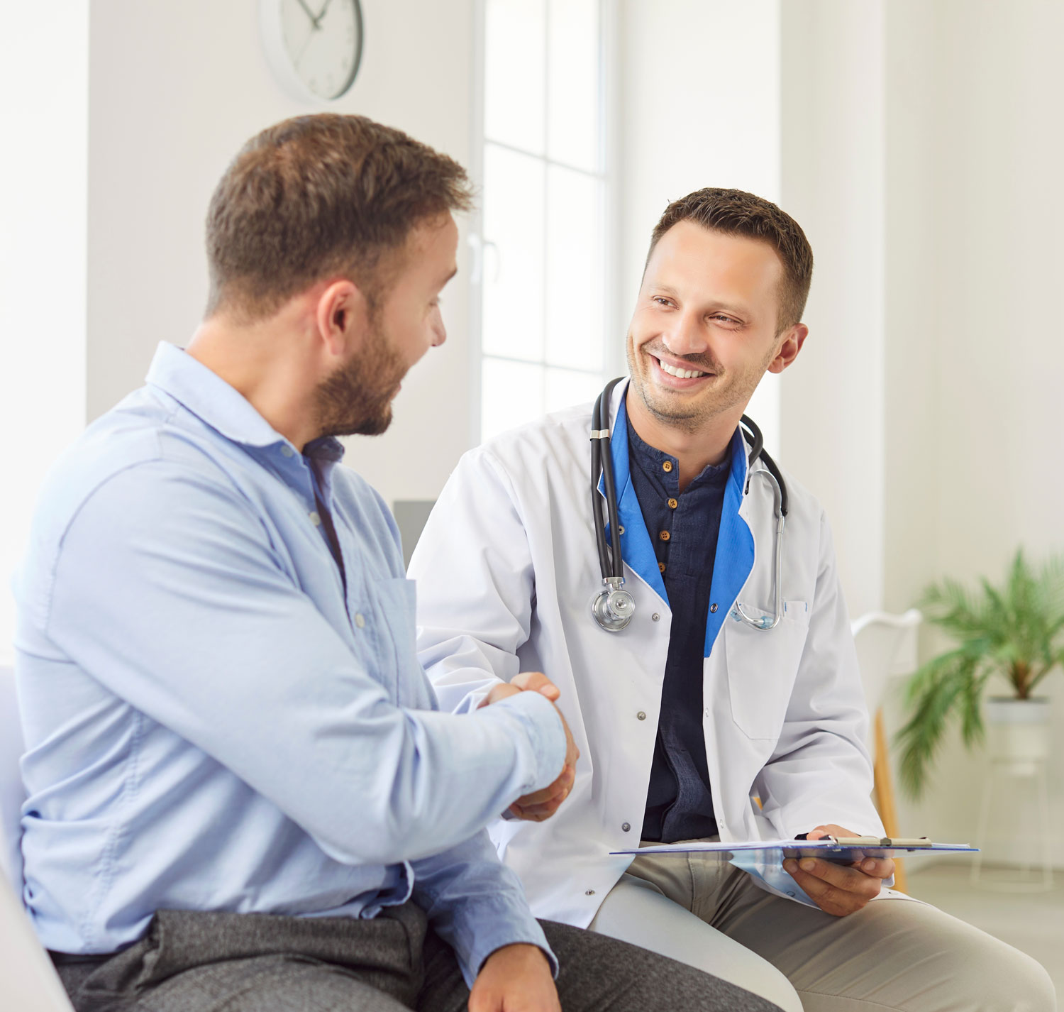 female doctor consulting with female patient