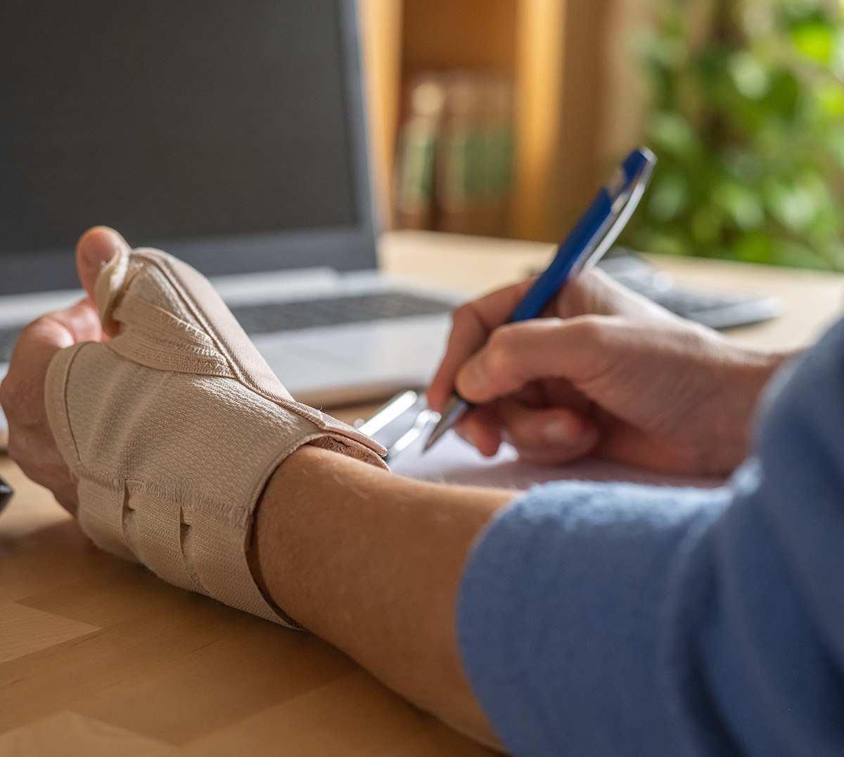 Wrist Pain Bandaged